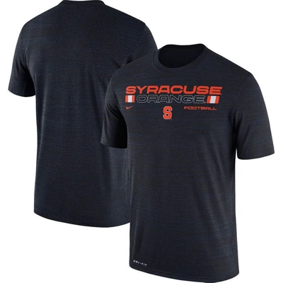 Shop Nike Navy Syracuse Orange Team Velocity Legend Performance T-shirt