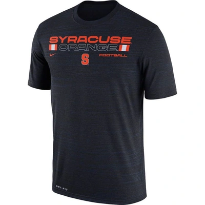 Shop Nike Navy Syracuse Orange Team Velocity Legend Performance T-shirt