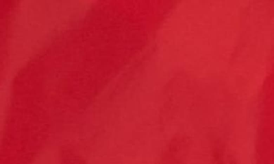 Shop Moncler Technical Nylon Swim Trunks In Red