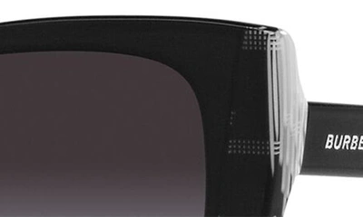Shop Burberry Meryl 54mm Gradient Cat Eye Sunglasses In Grey Flash