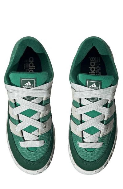 Shop Adidas Originals Adimatic Sneaker In Green/ Crystal White/ Gum