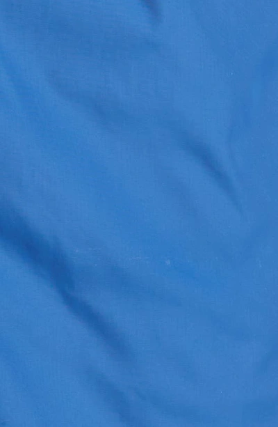 Shop Prince And Bond Easton Logo Swim Trunks In Blue