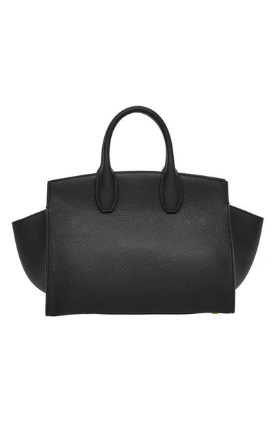 Shop Ferragamo The Studio Soft Small Leather Top-handle Bag In Nero