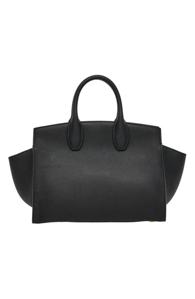 Ferragamo The Studio Soft Small Leather Top-handle Bag In Nero