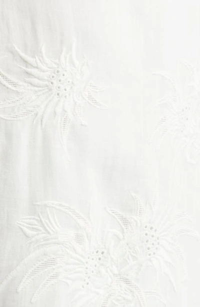 Shop Rag & Bone Larissa Embroidered Slipdress In White