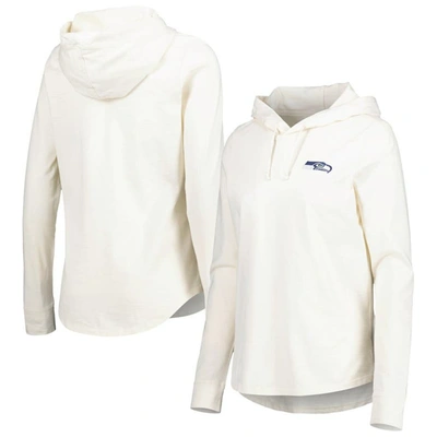 Shop Tommy Bahama Cream Seattle Seahawks Ashby Isles Jersey Pullover Hoodie