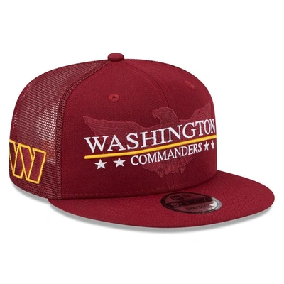 Shop New Era Burgundy Washington Commanders Totem 9fifty Snapback Hat