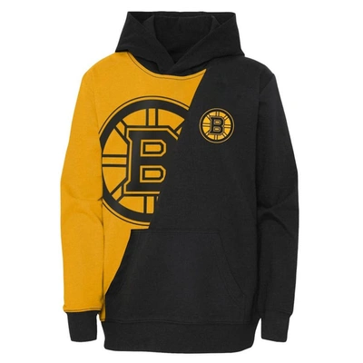 Outerstuff Reverse Retro Pullover Fleece Hoodie - Boston Bruins - Youth