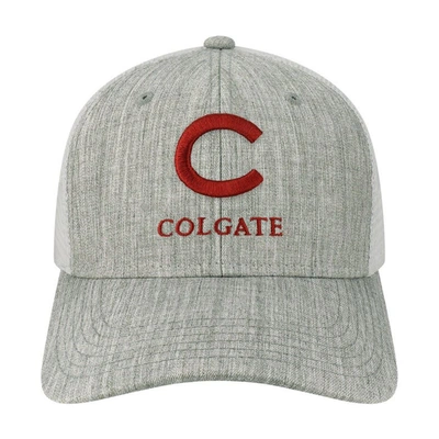 Shop Legacy Athletic Heather Gray/white Colgate Raiders Arch Trucker Snapback Hat