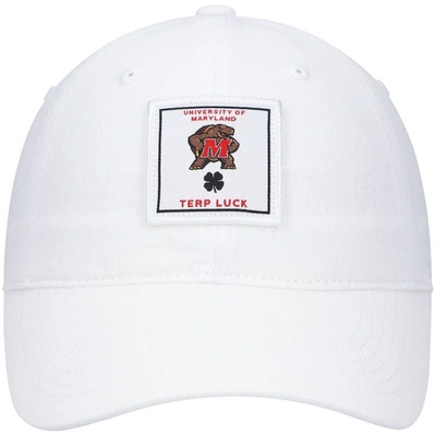 Shop Black Clover White Maryland Terrapins Dream Adjustable Hat