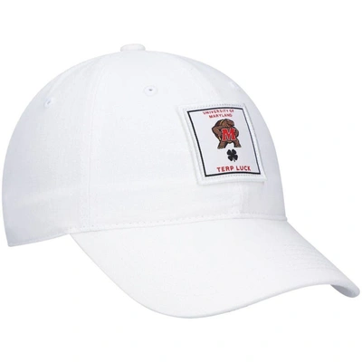 Shop Black Clover White Maryland Terrapins Dream Adjustable Hat
