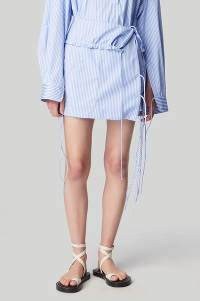 Shop Altuzarra 'hilaree' Skirt In Cornflower