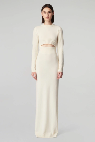 Shop Altuzarra 'mimani' Dress In Ivory