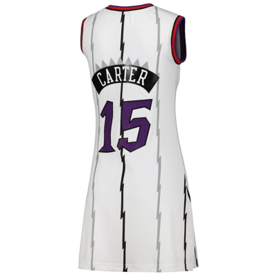 Shop Mitchell & Ness Vince Carter White Toronto Raptors 1998 Hardwood Classics Name & Number Player Jerse