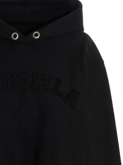 Shop Maison Margiela Logo Hoodie