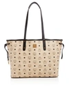 MCM Project Visetos Reversible Shopper Tote,1578427BEIGE