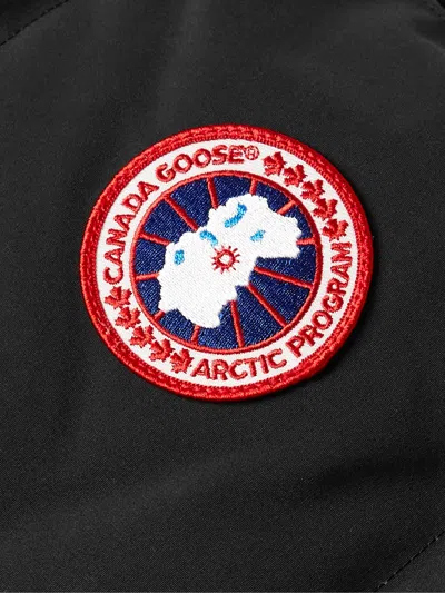 Canada Goose Charcoal Polyester Blend Freestyle Sleeveless Down Jacket In Black