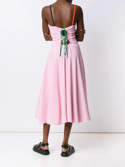 Shop Rosie Assoulin Tie Front Bustier Dress