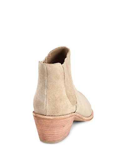 Shop Joie Barlow Suede Ankle Boots In Cement