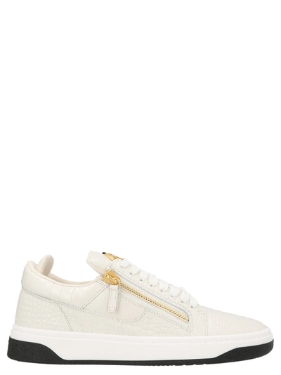 Shop Giuseppe Zanotti Gz94 Sneakers White