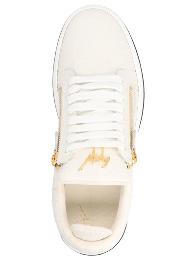 Shop Giuseppe Zanotti Gz94 Sneakers White