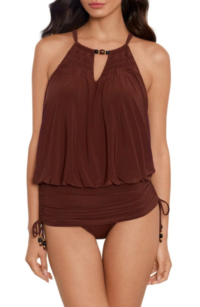 Shop Magicsuit ® Marley Shanice Underwire One-piece Swimsuit In Chestnut