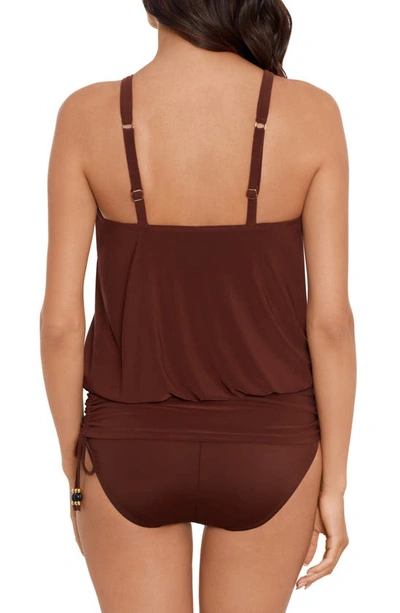 Shop Magicsuit Marley Shanice Underwire One-piece Swimsuit In Chestnut