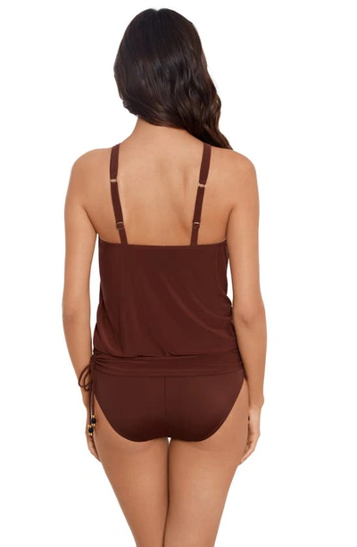 Shop Magicsuit Marley Shanice Underwire One-piece Swimsuit In Chestnut