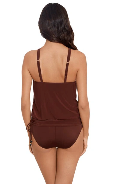 Magicsuit Marley Shanice Underwire One-piece Swimsuit In Chestnut
