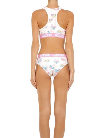 Moschino White Two-piece Sleepwear My Little Pony Women's Bikini In White