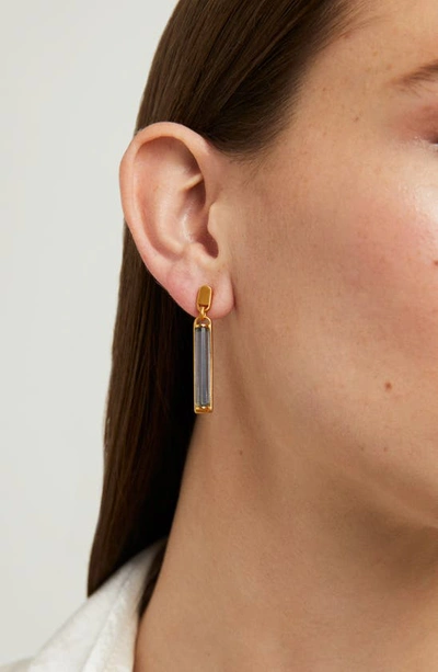 Shop Dean Davidson Revival Semiprecious Stone Drop Earrings In Denim Blue/ Gold