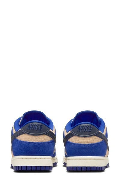 Shop Nike Dunk Low Luxe Sneaker In Deep Royal Blue/ Dark Obsidian
