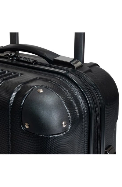 Shop Kenneth Cole Reaction Out Of Bounds 24" Lightweight Hardside 4-wheel Spinner Luggage In Black