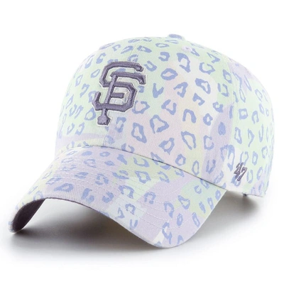Shop 47 ' Purple San Francisco Giants Cosmic Clean Up Adjustable Hat