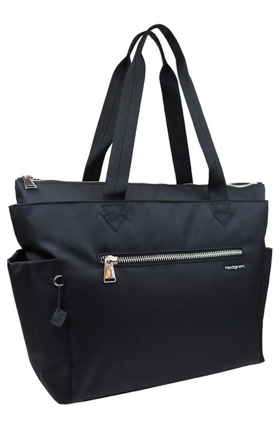 Shop Hedgren Margaret Water Repellent Recycled Polyester Tote In Black