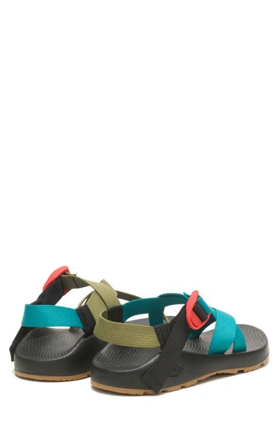 Shop Chaco Z1 Classic Sandal In Teal Avocado
