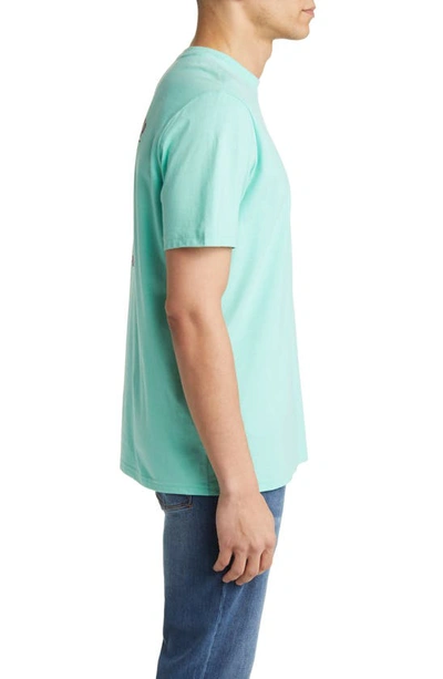 Shop Tommy Bahama Starting Lineup Pocket Graphic T-shirt In Gentle Breeze Heather