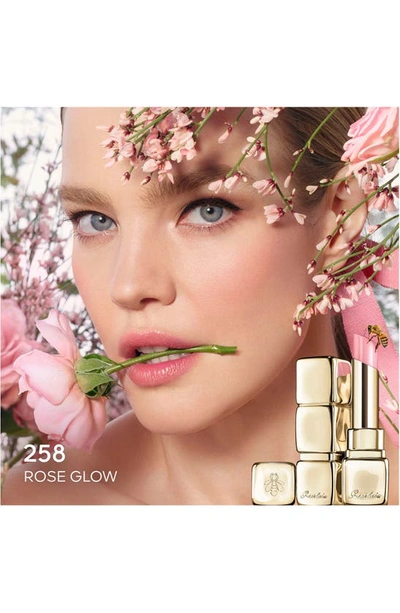 Guerlain Kisskiss Bee Glow Honey Tint Balm Pearly 3.2g 358 Pearly Rose In Rose Glow