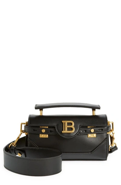 Shop Balmain B-buzz 19 Handbag In 0pa Black