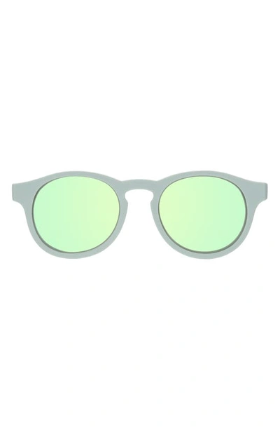 Shop Babiators Kids' Polarized Original Keyhole Sunglasses In Seafoam Blue