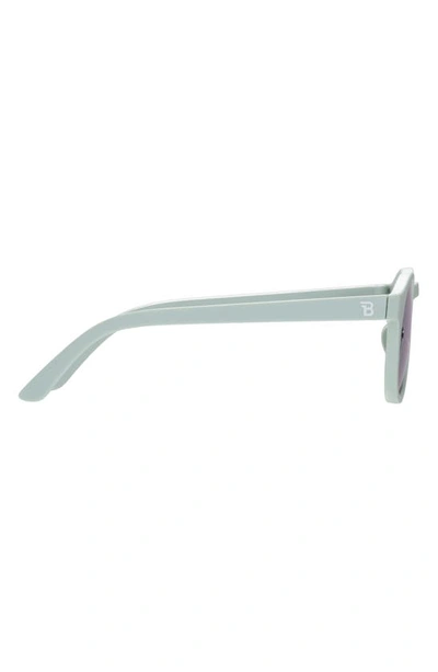 Babiators Kid's Mirror Keyhole Sunglasses In Seafoam Blue