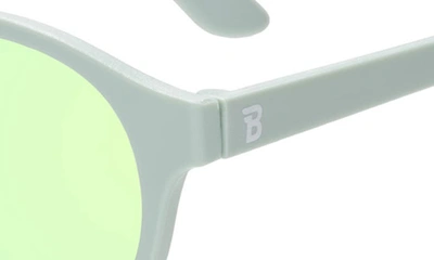 Babiators Kid's Mirror Keyhole Sunglasses In Seafoam Blue