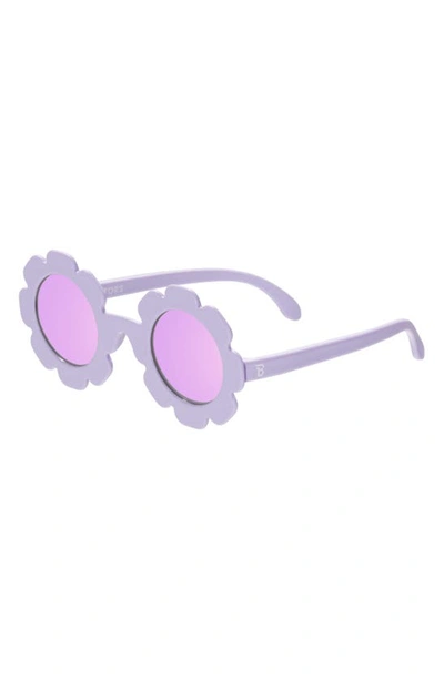 Shop Babiators Kids' Irresistible Iris Polarized Flower Sunglasses In Irresitible Iris