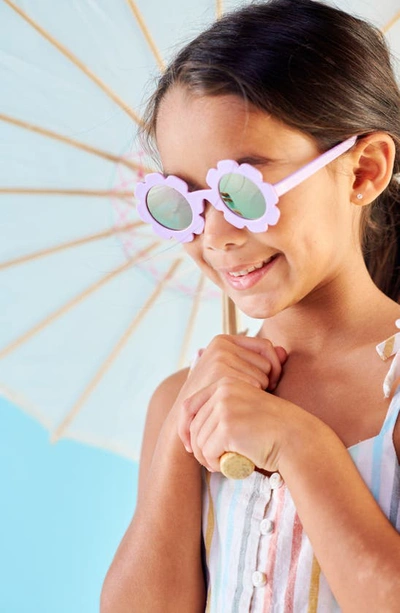 Babiators Kids' Irresistible Iris Polarized Flower Sunglasses In Irresitible Iris