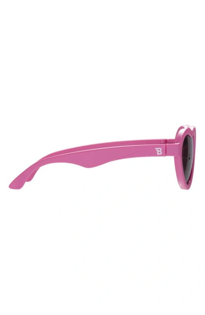 Babiators Kids' Paparazzi Pink Heart Sunglasses In Paparazzi Pink