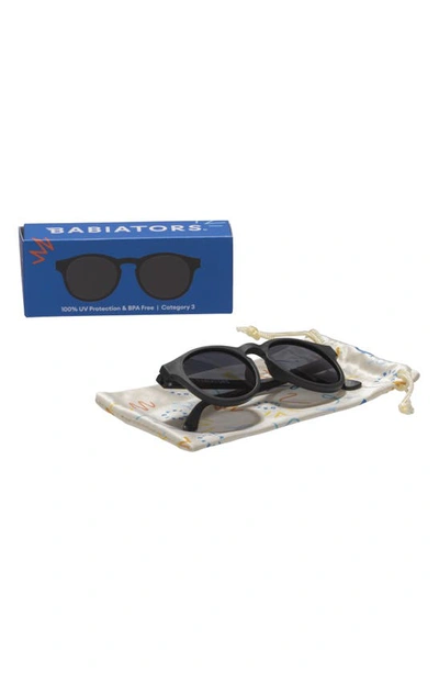Shop Babiators Kids' Original Keyhole Sunglasses In Jet Black