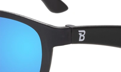 Babiators Kid's Mirrored Navigator Sunglasses In Jet Black