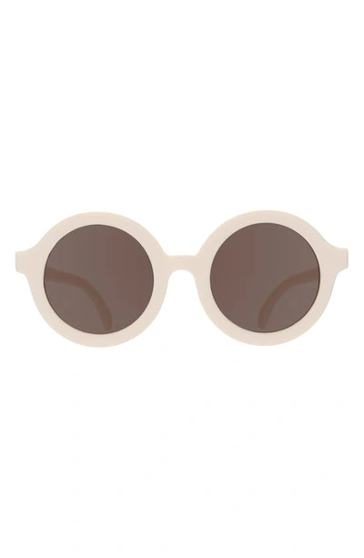 Shop Babiators Kids' Euro Round Sunglasses In Sweet Cream