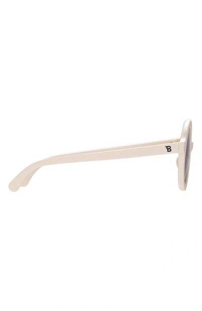 Shop Babiators Kids' Euro Round Sunglasses In Sweet Cream