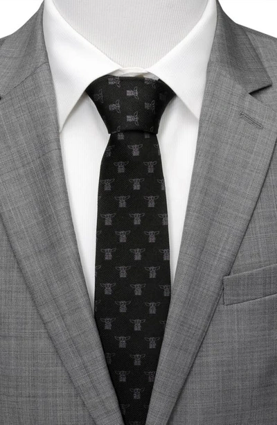 Shop Cufflinks, Inc Star Wars™ The Child Silk Tie In Black